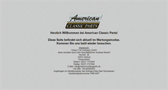 Desktop Screenshot of american-classic-parts.com